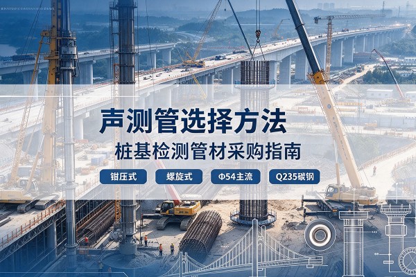柞水声测管选型标准