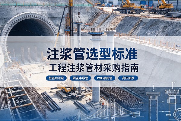 柞水注浆管选型标准