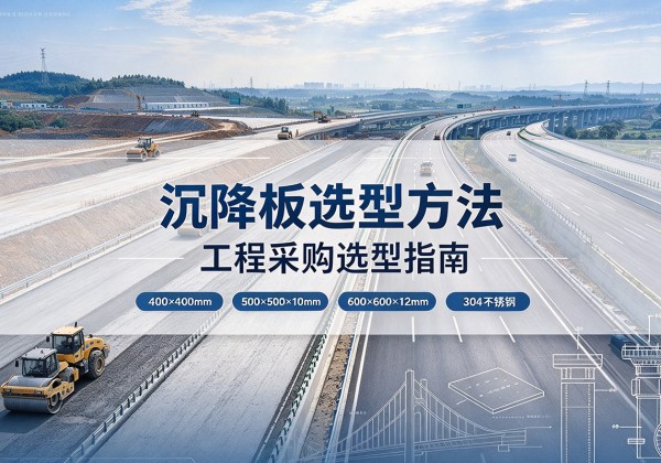 柞水沉降板选择方法